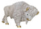 Native American Sacred White Bison Buffalo Decorative Wall Sculpture Relief
