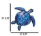 Marine Ocean Harmony Series Blue Bermuda Elegant Sea Turtle Metal Wall Decor