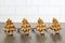 Set Of 4 Western Rustic Forest Pine Trees Faux Wooden Cabinet Door Pull Knobs