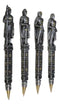 Set of 12 Medieval Crusader Templar Knights Of The Cross Le Fleur Writing Pens