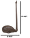 Rustic Cast Iron Marine Sperm Whale With Long Tail Kitchen Paper Towel Holder