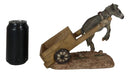 Moonshine Donkey Mule Lifted In The Air By A Wheel Cart Wine Bottle Holder