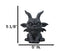 Gothic Agamon Bulldog Horned Gargoyle Figurine 5" H Mythical Fantasy Talisman