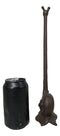 Cast Iron Marine Slug Snail With Long Neck Toilet Paper Holder Stand Sculpture