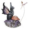 Whimsical Amy Brown Curious Encounter Fairy Tabby Cat With Pixie Fae Figurine