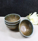 Set Of 4 Japanese Sunaji Kairagi Porcelain Small Rice Soup Appetizer Bowls 11oz