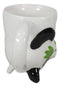 Topsy Turvy Ceramic Giant Asian Panda Bear Latte Juice Dessert Mini Mug Cup