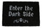 Enter The Dark Side Wicca Skull Black Coir Coconut Fiber Floor Mat Doormat