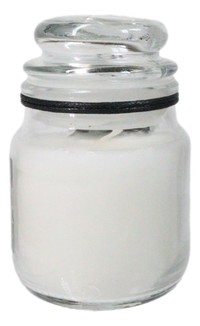Set of 3 Wicca Halloween Ritual White Sage Happiness Spell Candle in Glass Jar