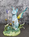 Whimsical Amy Brown Blue Fairy Cat With Pixie Fae In Enchanted Garden Figurine