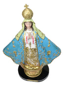 Our Lady of San Juan De Los Lagos With Golden Crown And Moon Figurine 12"H