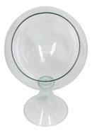 Contemporary Clear Glass Globe Storage Display Bowl 16"H Fruits Succulents