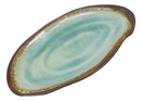 Pack Of 3 Green Midori Kannyu Porcelain Oblong Shaped 12" L Serving Platters