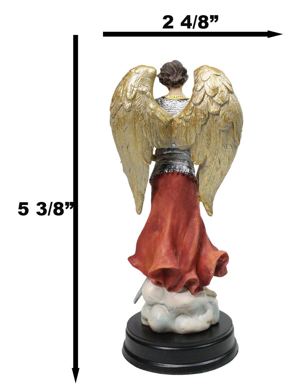 Catholic Christian Church Archangel Saint Jehudiel Laudation Of God Figurine 5"H