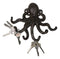 Rustic Cast Iron Nautical Sea Octopus Cthulhu 6 Pegs Tentacles Wall Hook Decor