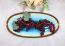 Blue Sky Aozora Kannyu Collection Ceramic Oblong Shape Long Serving Platter 16"L