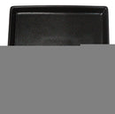 Pack Of 6 Kokuyo Black Ceramic Square Appetizer Salad Plates With Lip 6.25"L