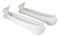 Pack Of 2 Bunny Rabbit White Ceramic Serving Platter Plate Cracker Dish Trays