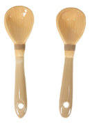 Witchcraft Witch Broomsticks Glossy Ceramic Tea Coffee Stirring Spoons Set Of 2