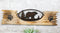 Rustic Western Black Bear By Pine Trees Metal Cutout Wooden Plank Wall Decor