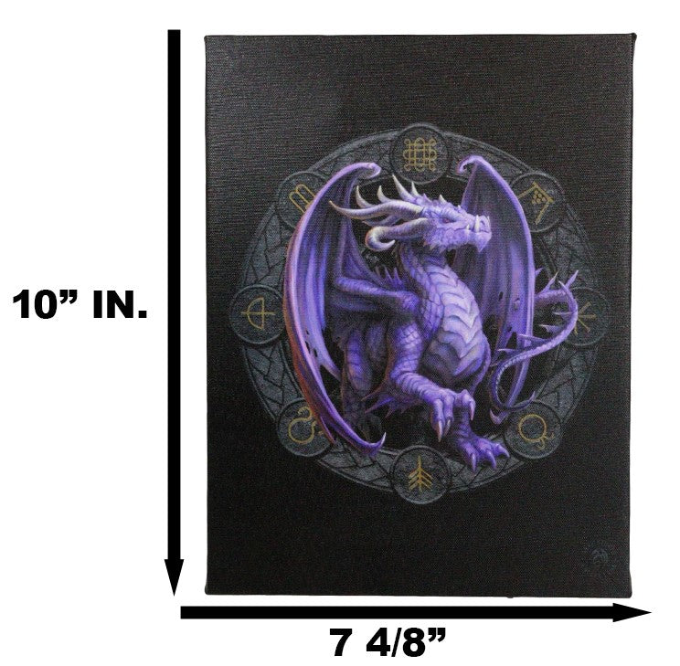 Anne Stokes Samhain Drake Sabbats Wheel of The Year Dragon Canvas Wall Decor