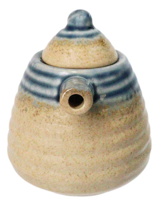 Set Of 6 Ao Nagashi Brown Tenmoku Porcelain Soy Sauce Shoyu Flask Dispensers