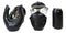 Day Of The Dead Skeleton Mariachi Band Wine And Salt Pepper Shakers Holder Set