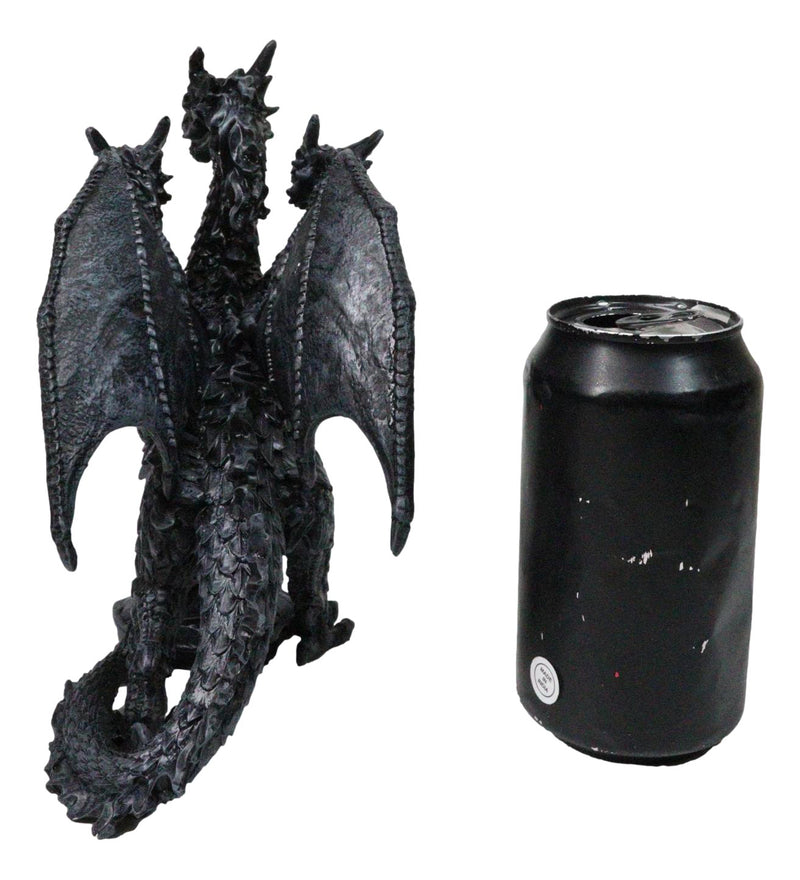 Legends Of Hercules Fantasy Five Headed Dragon Hydra Faux Stone Figurine 8"H