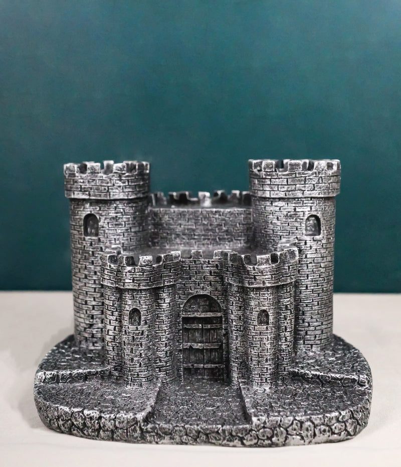 Gothic Medieval Windsor Stonewall Castle Fortress Miniature Display Stand 5"H