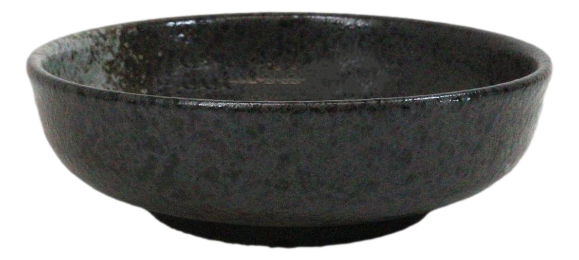 Pack Of 5 Charcoal Grey Tone Hakumu Collection Shallow Bowl Or Deep Plates 10oz