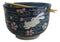 Pink Sakura White Rabbits Large 24Oz Donburi Ramen Bowl With Chopsticks Set