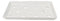 Pack Of 12 Ceramic White Neta Zara Sushi Case Plates With Drip Holes 9" By 5"