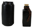 Black Traditional Made In Japan Soy Sauce Dispenser Flask 9oz Shoyu Calligraphy