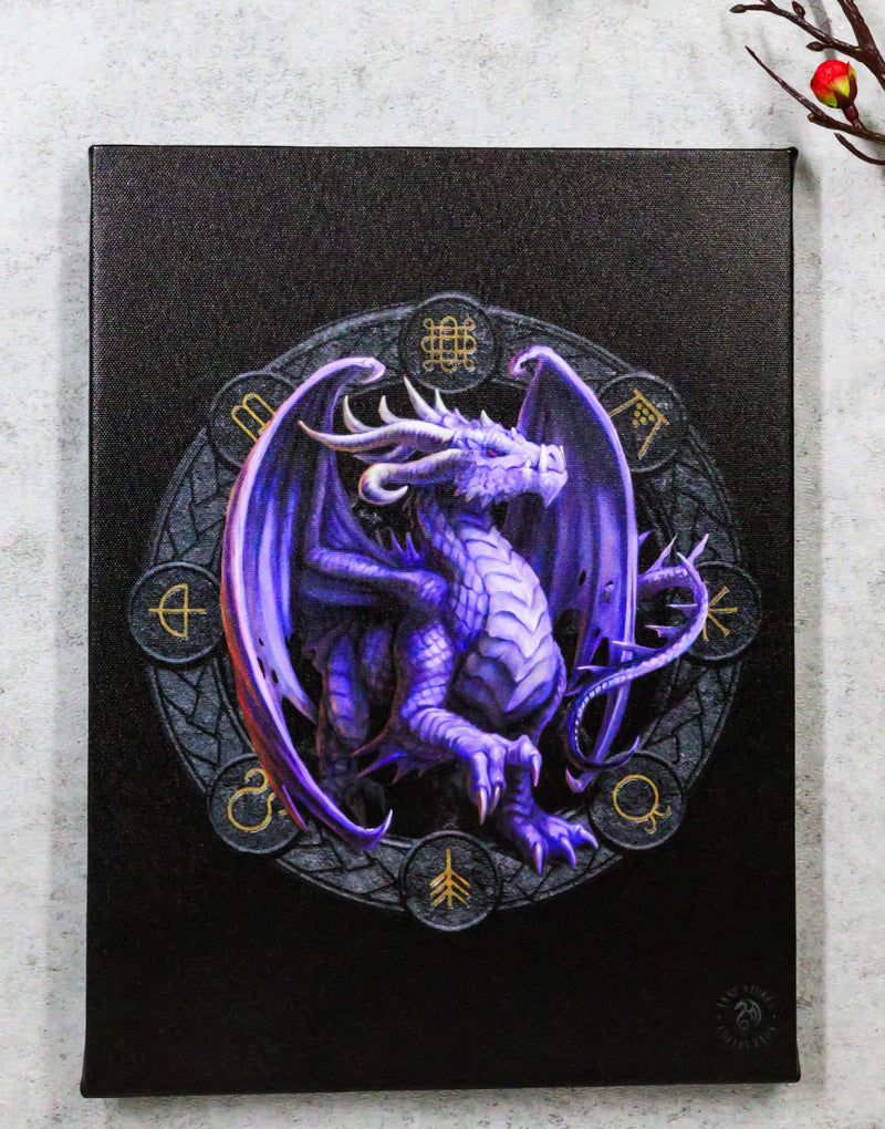 Anne Stokes Samhain Drake Sabbats Wheel of The Year Dragon Canvas Wall Decor