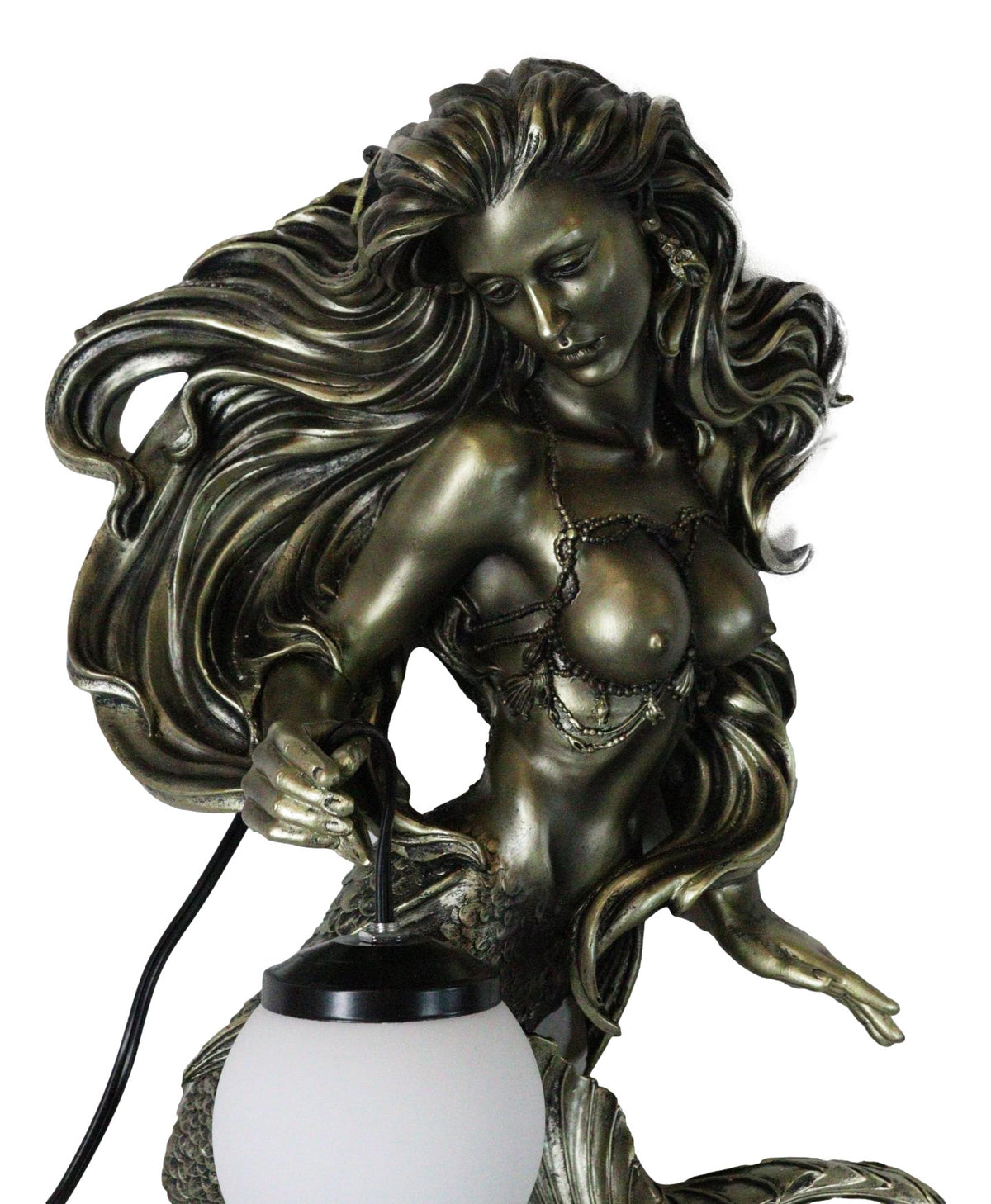 Ebros Gift Legendary Siren Mermaid The Odyssey LED Wall Lamp 22.25" H