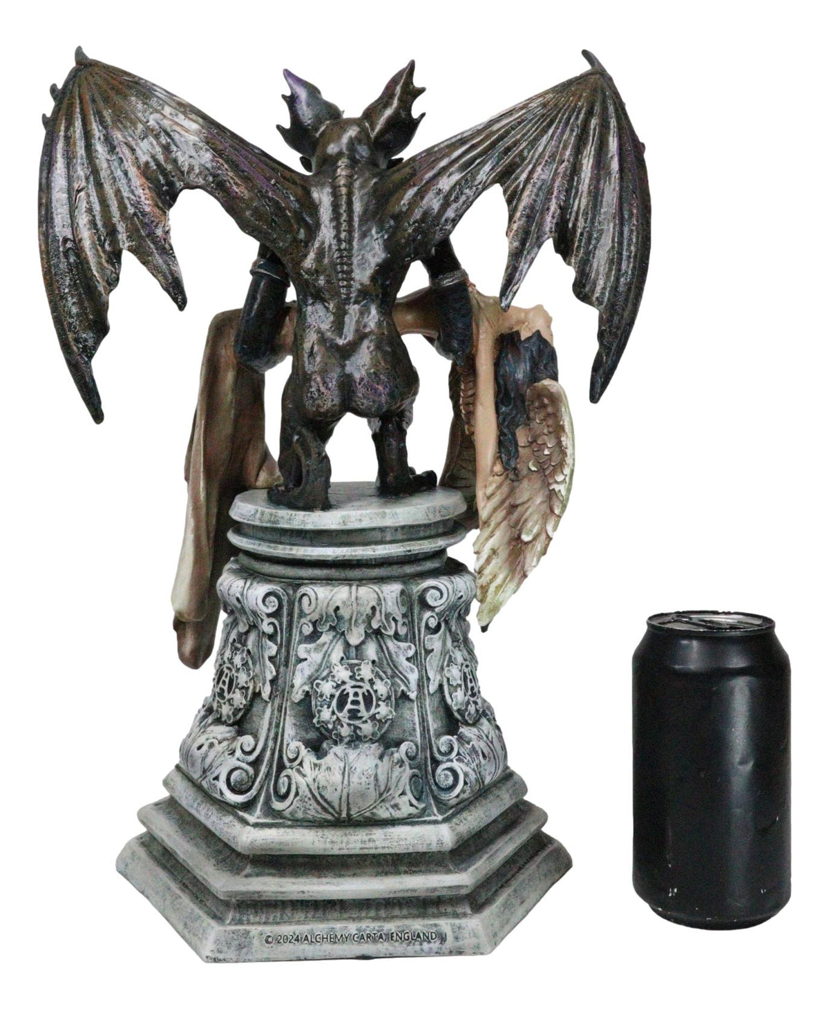 Gothic Saturn's Reprieve Charun Restoring Life To Maion Angel of Saturn Statue