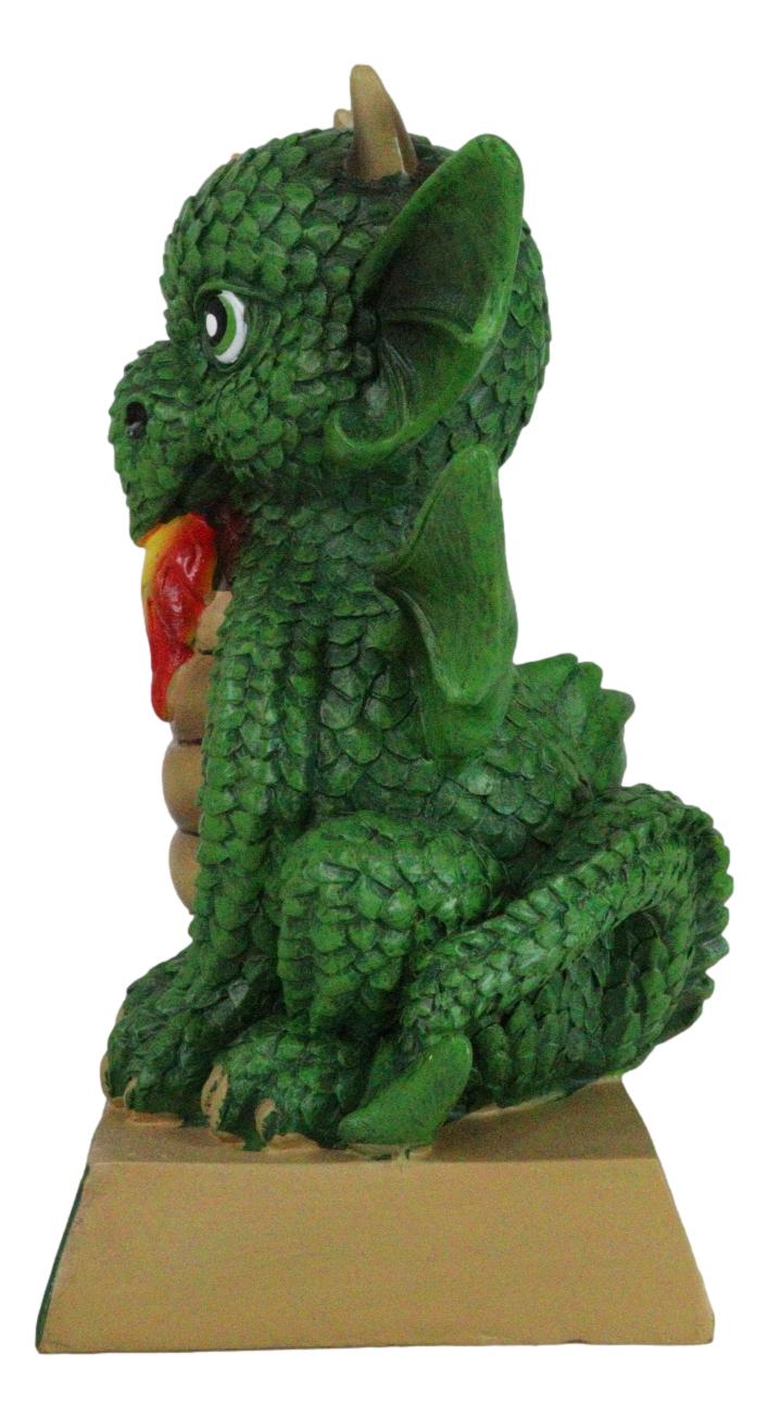 Green Koan Cartoon Chibi Dragon Figurine Your Fantastic Dreams Have Wings!