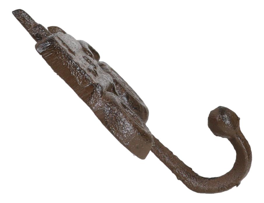 Pack of 2 Rustic Western Farm Tractor Cast Iron Metal Wall Hook Sculptures