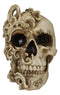 Spirit Skull Opera Tooled Rococo Flares Masquerade Cranium Macabre Figurine