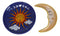 Wicca Celestial Belenos Sun God And Luna Moon Goddess Night Day Trinket Dish