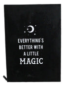 Everything's Better with A Little Magic A5 Lined Pages Velvet Cover Journal Book