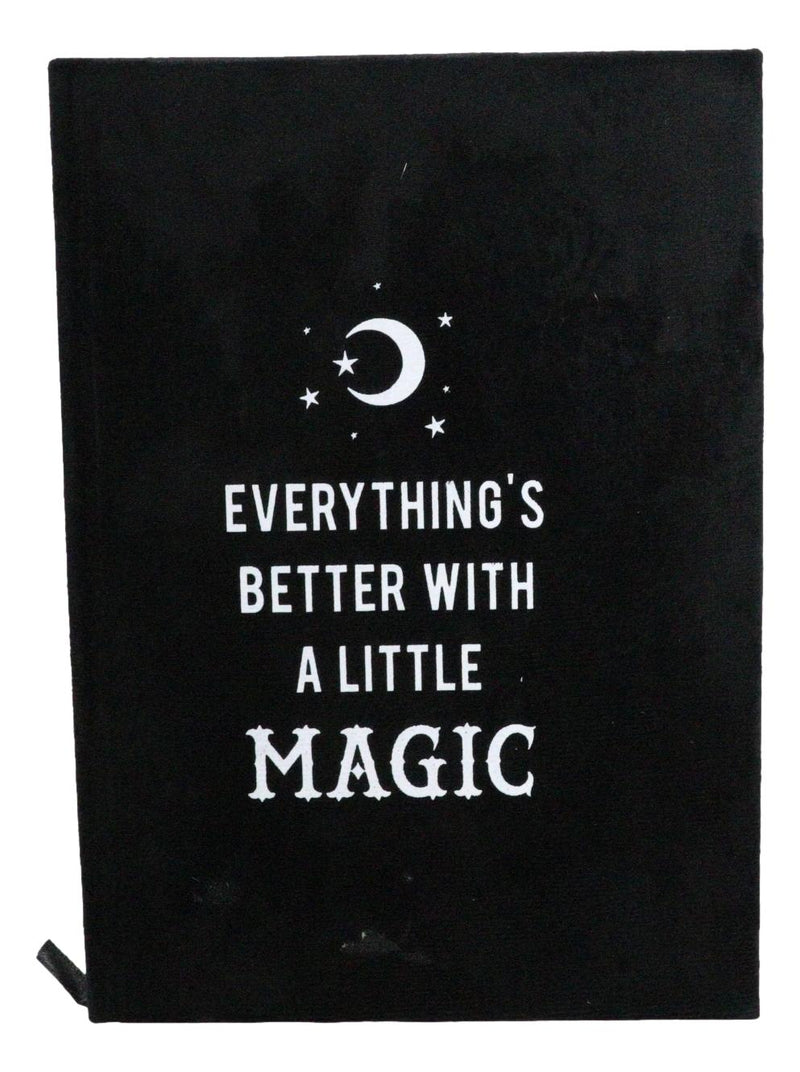 Everything's Better with A Little Magic A5 Lined Pages Velvet Cover Journal Book
