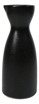 Pack Of 6 Porcelain Kokuyo Black Japanese Wine Sake Tokkuri Carafe Flasks