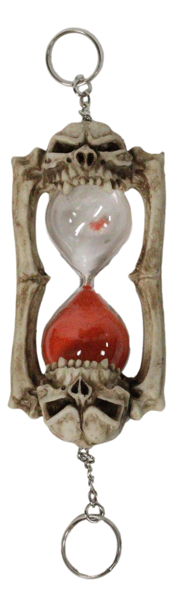 Ebros Time Waits For No Man Grim Reaper Skeleton Wall Relief Lamp with Hourglass