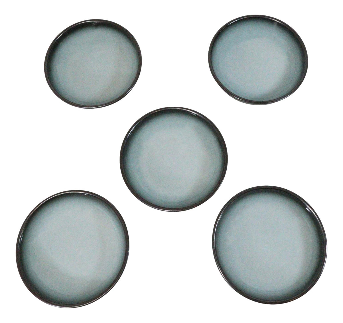 Pack Of 5 Blue Sky Seikai Collection Shallow Bowl Or Deep Plates 10oz Serveware - Ebros Gift