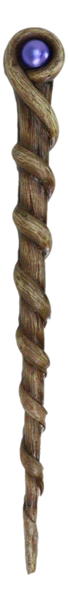 Twisted Branch Willow Scepter Blue Stone Cosplay Wand 13" Accessory Costume Prop