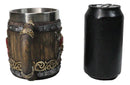 Nautical Red Bandana Pirate Skull Cutlass Swords Shipwreck Barrel Tankard Mug