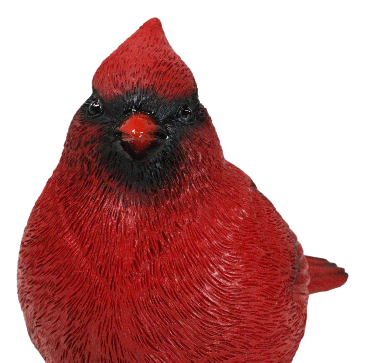 Faux Taxidermy Realistic Northern Male Red Cardinal Bird On Perch Figurine - Ebros Gift