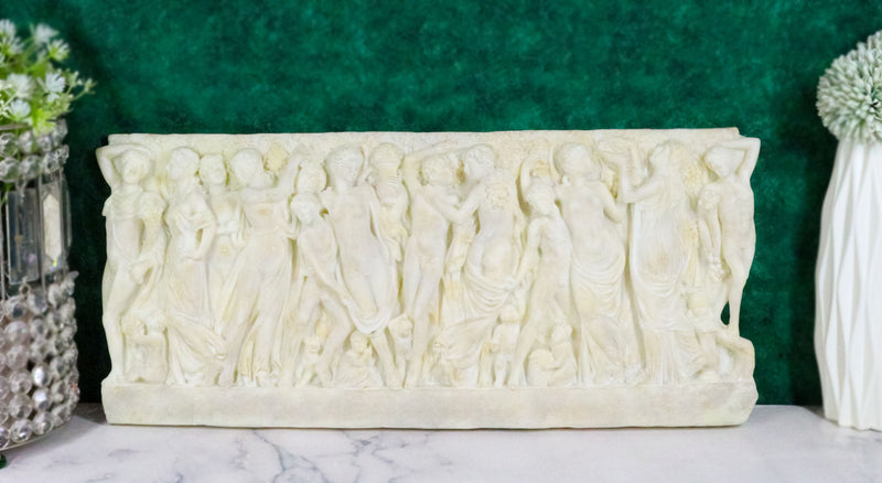 Gardner Museum Farnese Sarcophagus Revelers Gathering Grapes Wall Plaque Relief