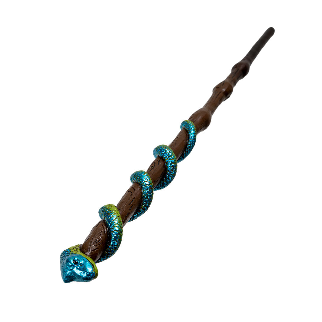 Wicca Witches Sorcery Coiled Serpent Snake On Branch Decor Magic Wand 14" Long